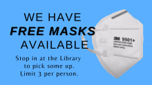 The library has freem N95 masks